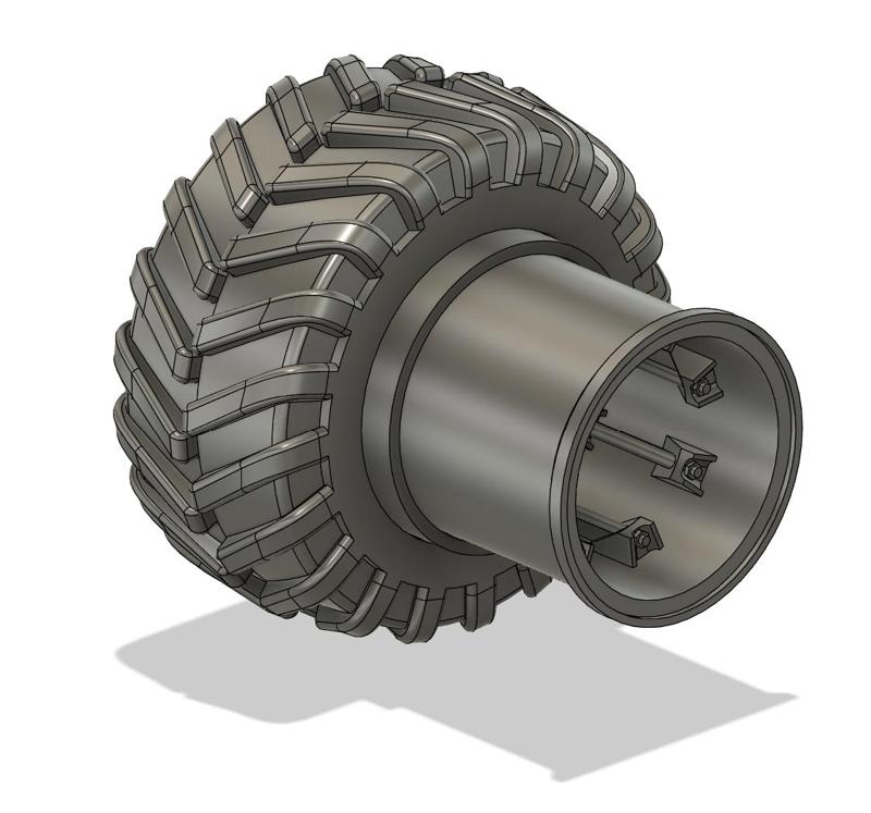 Chunky Crab Planetary Rim - 1:16th Scale
