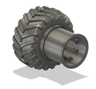 Chunky Crab Planetary Rim - 1:16th Scale