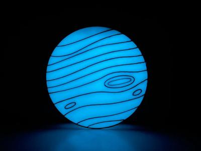 Glow in the Dark Planet Wall Decor