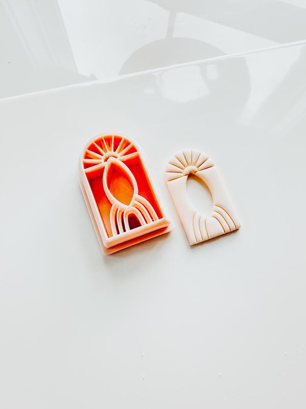 Sunny Row Emboss Embossed Clay Cutter