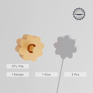 Flower Cake Pop Mold Set, Floral Bloom Design, DIY Springtime Garden Baking Tool PRODUCT_1183
