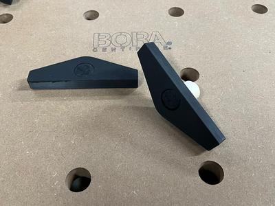 Low profile straight fixture for MFT 3/4 dog holes