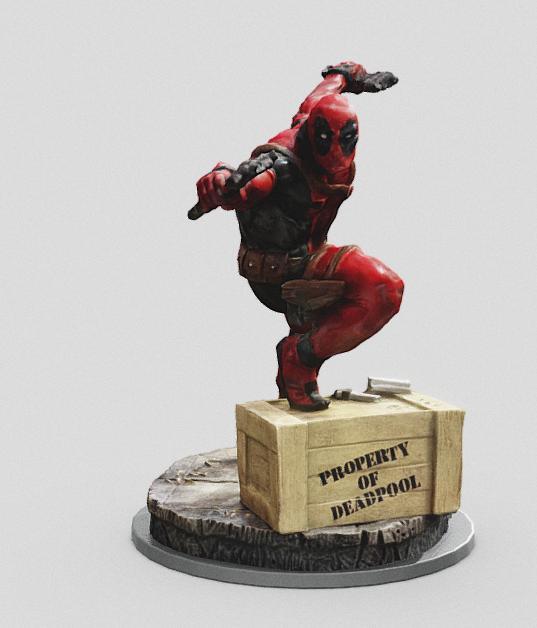 deadpool statue