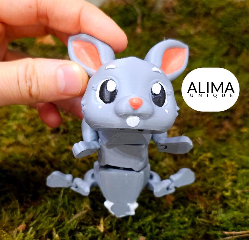 Easter Bunny - Articulated - Flexi