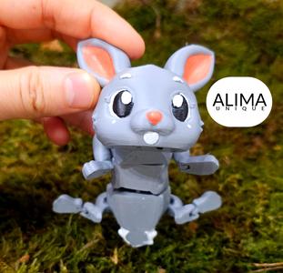 Easter Bunny - Articulated - Flexi