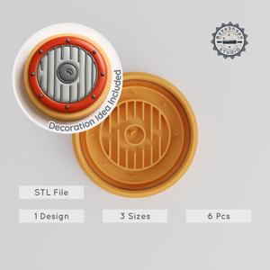 Shield Cookie Cutter & Stamp Set, Perfect for Cookies & Fondant, Includes 6 Designs in S/M/L PRODUCT_692