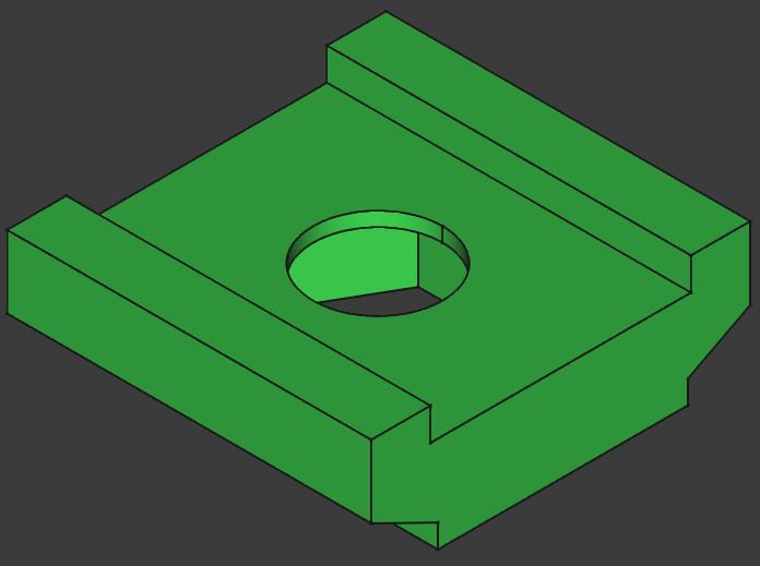 T- nut cnc clamp