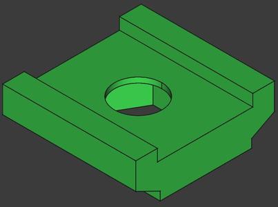 T- nut cnc clamp