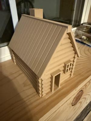 Log Cabin Incense Holder