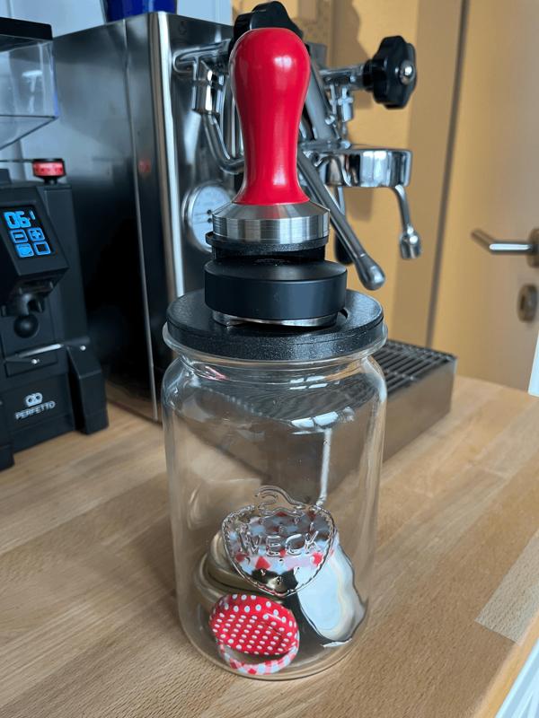 Coffee Temper station for WECK jar