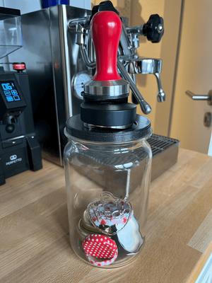 Coffee Temper station for WECK jar