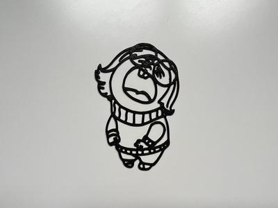 Sadness Wall Art #1 (Inside Out - Vice Versa)