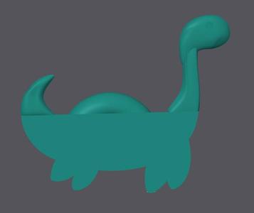 Loch ness monster - book mark