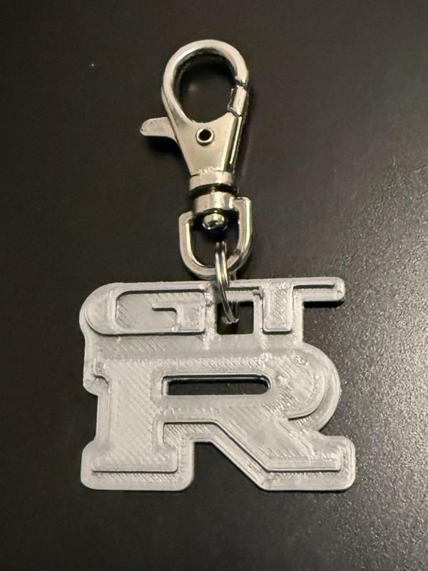 Nissan GTR Logo Keychain