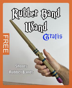 GEARXYZ Rubber Band Wand Gratis