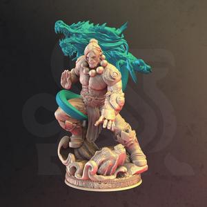 Dragon Spirit Orc Monk - Draak