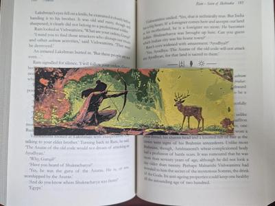Bookmark of Rama hunting Maricha