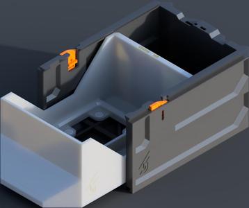 GEN2 1x1 Gridfinity Magnet Single Drawer - MEDIUM