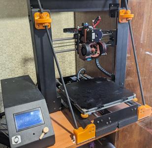 Wanhao i3 v2.1 Hero Me Gen7 carriage adapter with reinforcement.