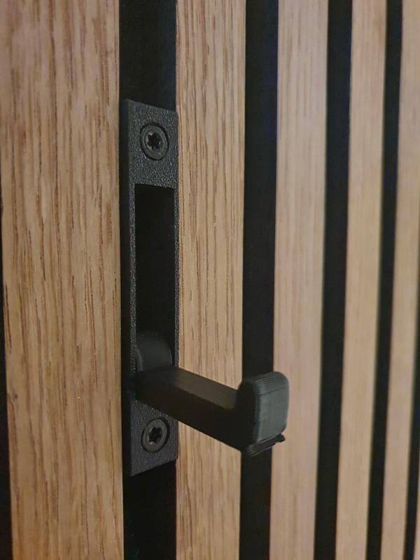 Folding wall hook for acoustic panel