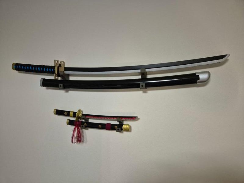 Catana and Wakizashi Wallmount
