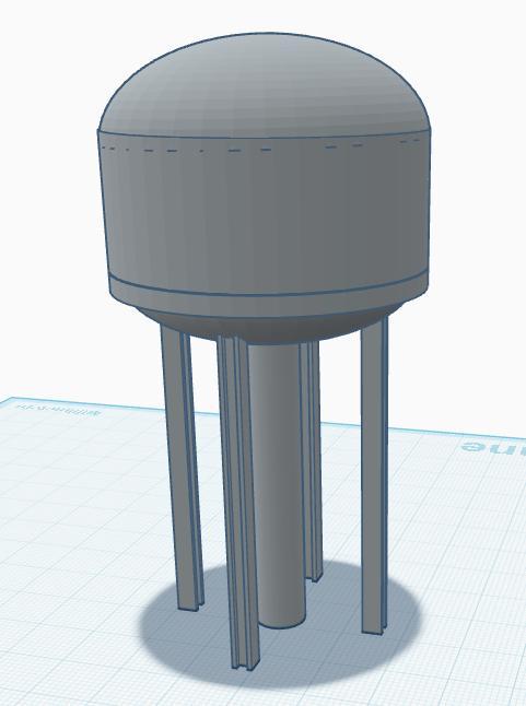 N Scale Water Tower 