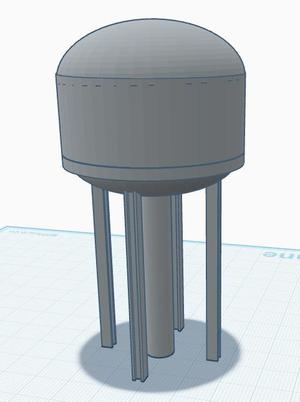 N Scale Water Tower 