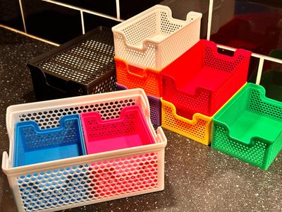 92x132mm Stacking Baskets - Eternity Labs