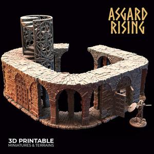 STONE CONSTRUCTIONS & RUINS (Crumbling Version) /Modular Terrain/ /Pre-supported/