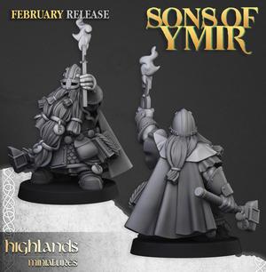Dwarf Runemasters - Highlands Miniatures