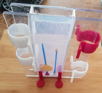 Silicon mold frame for lost wax casting 