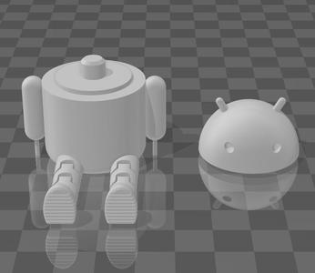 Android Buddy - with articulated head & legs