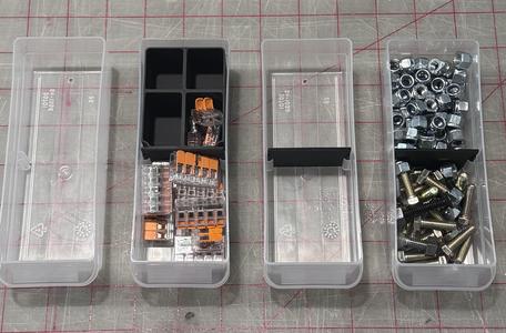 Stack-On Drawer Dividers for 64-Drawer Parts Organizer