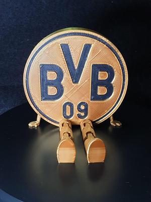 Borussia Dortmund shield with flexi legs