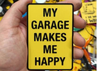 My garage sign