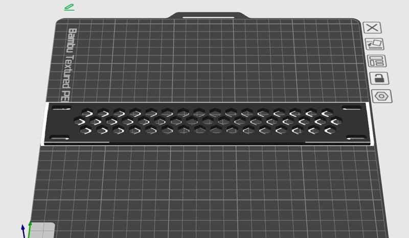 10-Inch 2U Blank panel  for DeskPi Rackmate T1/T0/T2