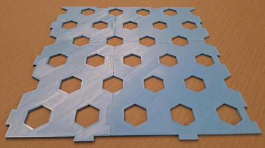 Gravitrax hexagonal plate refined