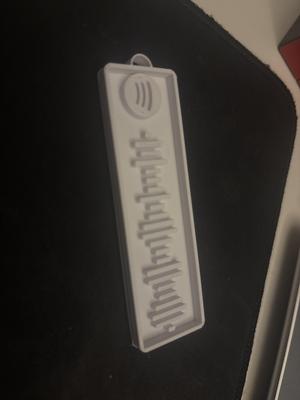 Graduation (Kanye West) Spotify Code Keychain