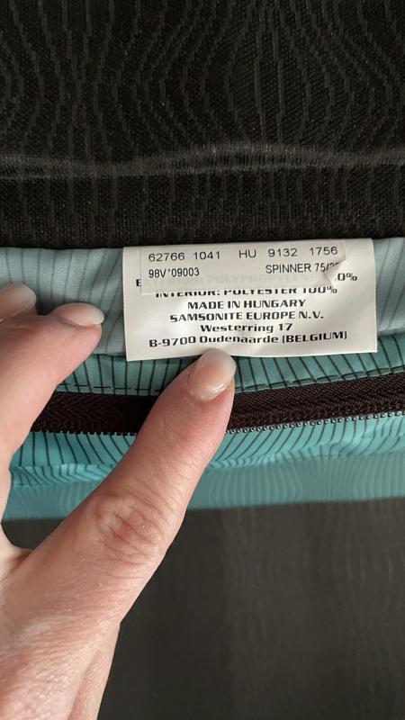 "Samsonite" suitcase clip - not original one - but same function