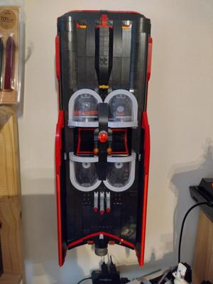 Lego  76328: The 1966 Classic TV Series Batmobile vertical wall mount