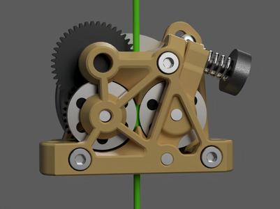 ProtoXtruder 2.0 Skeletonised front and rigid back