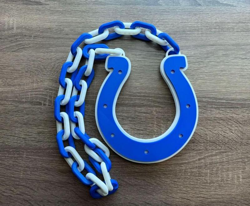 Indianapolis Colts Oversized Necklace, Pendant