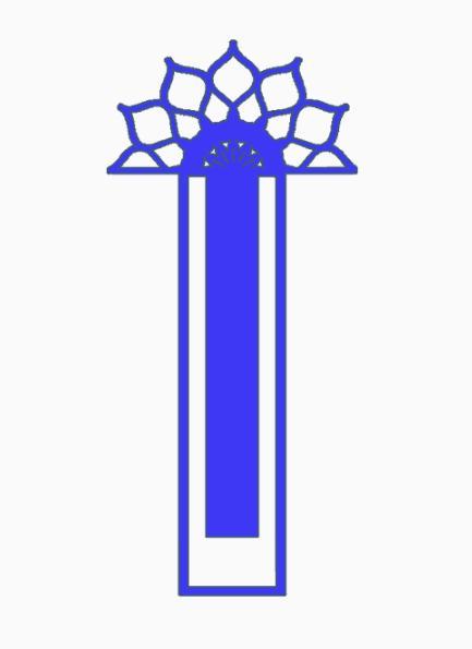 Paperclip Mandala Bookmark 9.stl