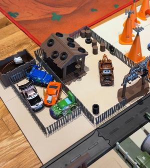 Pixar Cars Radiator Springs Maters Junkyard Playset