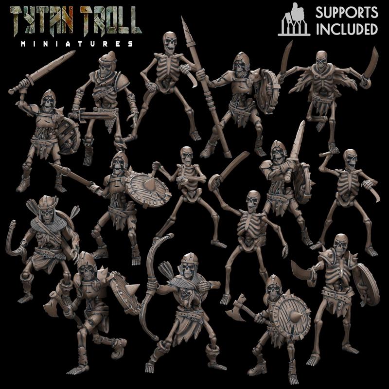 Skeleton Horde Bundle [Pre-Supported]