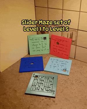 Set of 5 Slider Maze levels