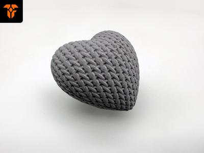 Valentine's Day - Wool Knitted Heart