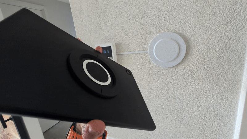 Magnetic Tablet Wall Mount with Wireless Charging