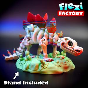 Flexi Factory Skeleton Stegosaurus