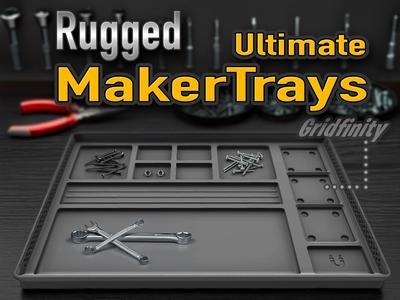 Rugged Ultimate MakerTrays - Gridfinity Tray